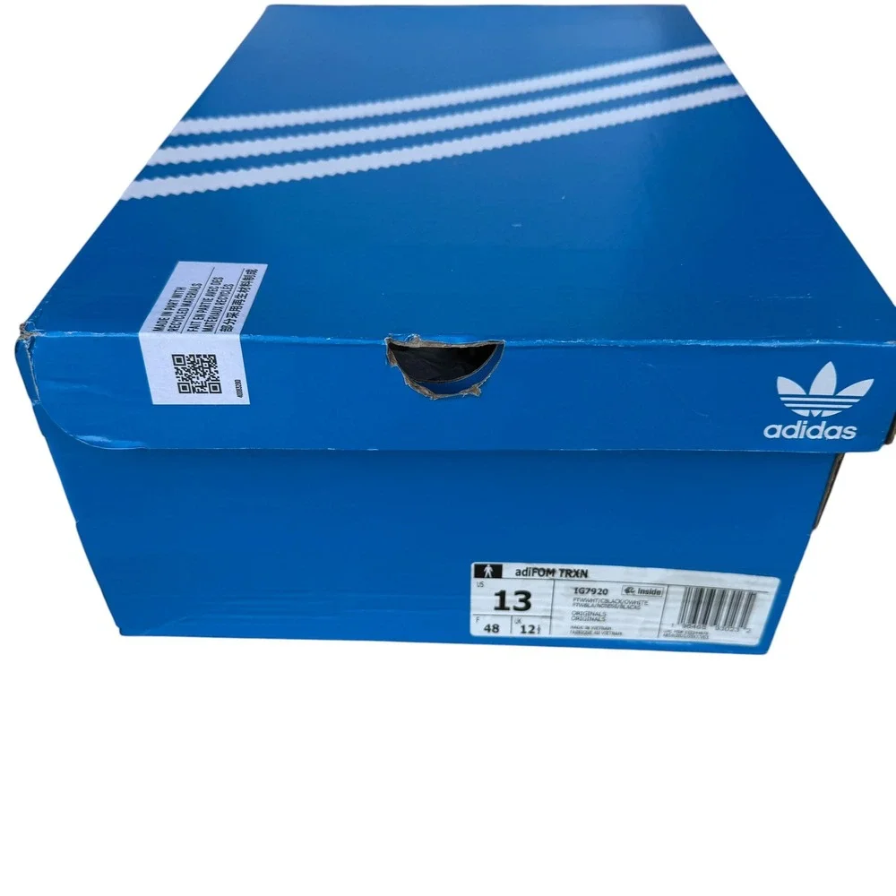 adidas adiFOM TRXN Men Size 13 White New IG7920 Chunky Sneakers